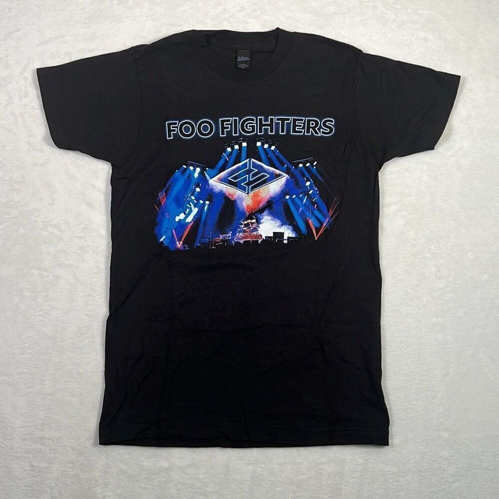 Foo‎ Fighters Concrete and Gold 2018 World Tour Concert Black T Shirt Men XS